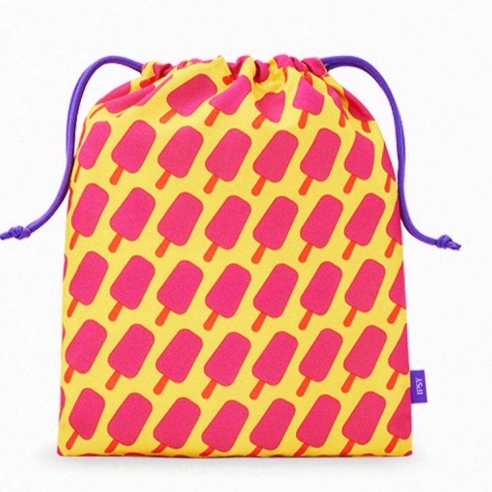 Ipsy Popsicle 2022 Drawstring Glam Pouch Bag